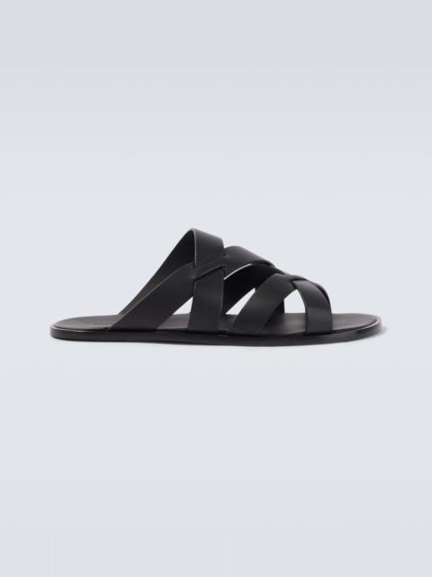 Marvin leather sandals
