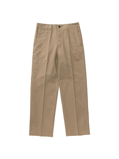WIDE CHINO PANTS BEIGE