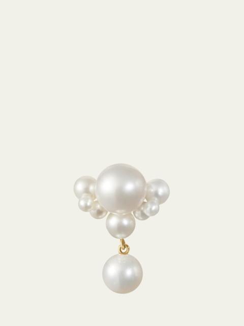 Grand Chambre de Perle Freshwater Pearl Earring in 14K Yellow Gold, Single