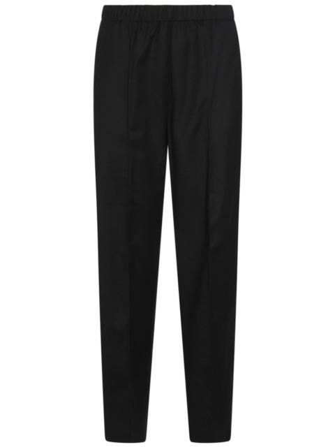 elasticated-waistband trousers