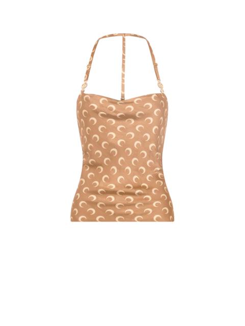 Moon Satin Strap Top