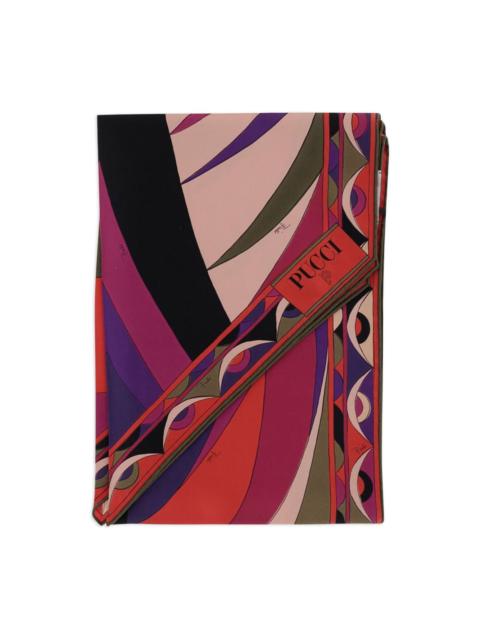 Vivara-print silk scarf