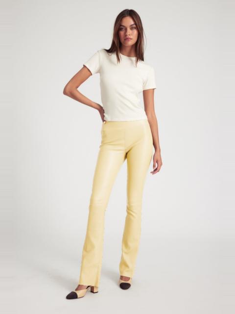 BUTTER LEATHER MICRO FLARE