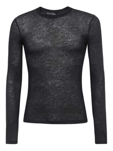 crew-neck cashmere sweater