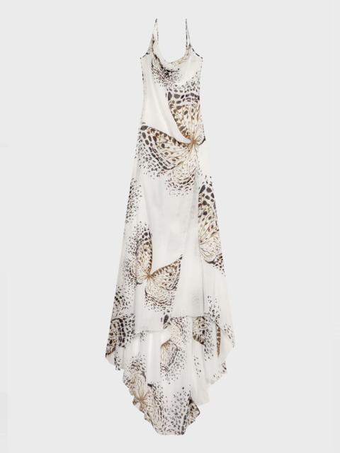 PRINTED GEORGETTE SLIP DRESS