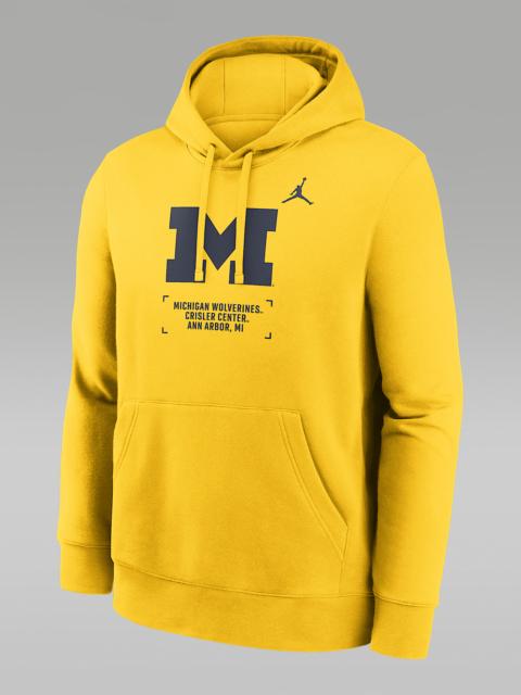 Michigan Club Basketball 2-Hit Men's Nike College Pullover Hoodie