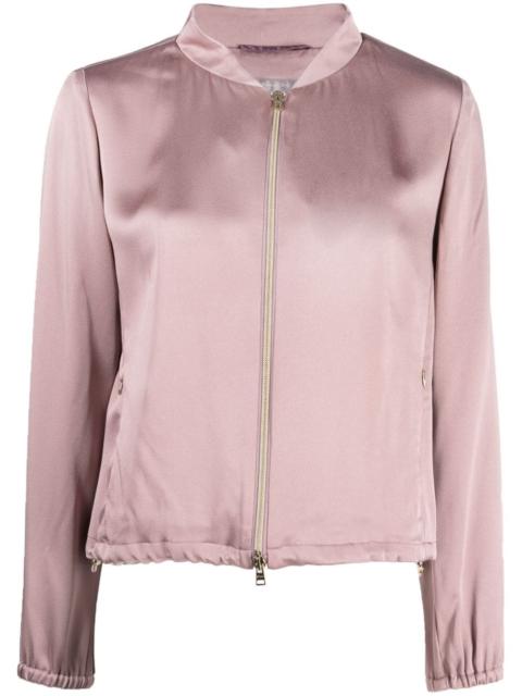 Resort zip-up bomber jacket