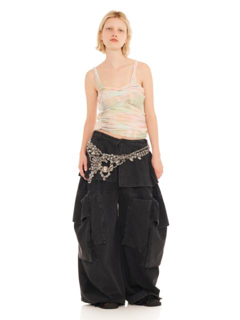 GUA SHA PLAID NETTLE TANK