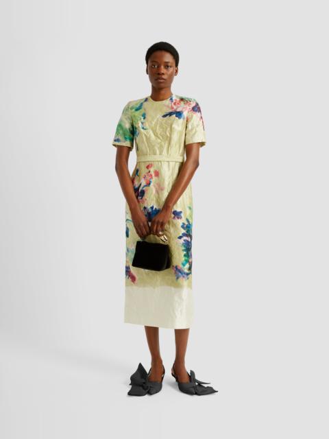 SHORT SLEEVE MIDI DRESS