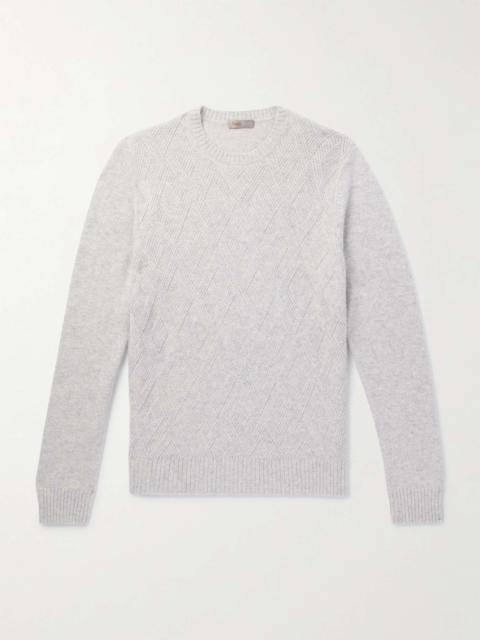 Herringbone Cashmere Sweater