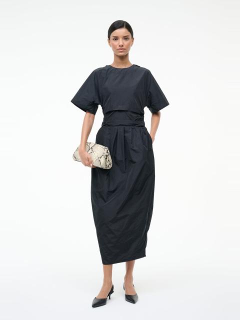 STAUD MICHELINA DRESS BLACK