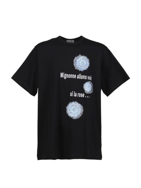 S/S PRINT T-SHIRT / BLK