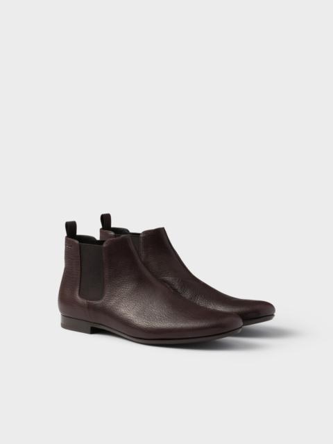 Leather Chelsea boots