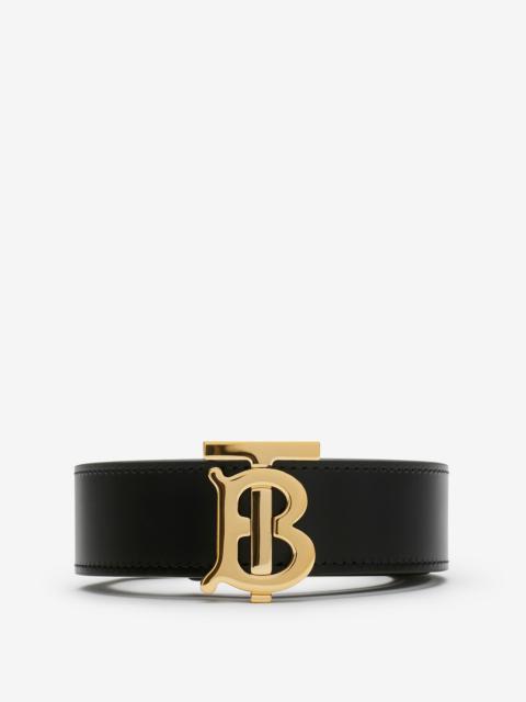 Reversible Leather TB Belt