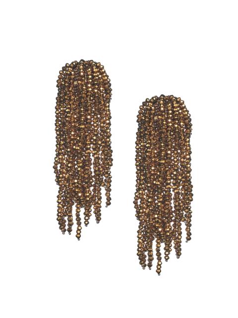FOUNTAIN EARRINGS - RUST GOLD