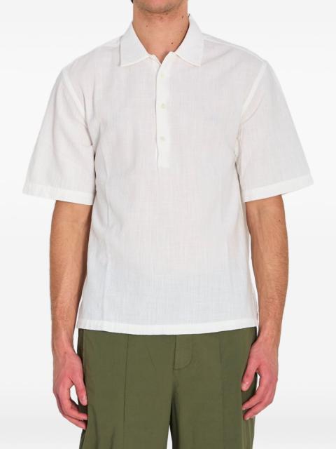 Mola Lanchin crinkled short-sleeved shirt