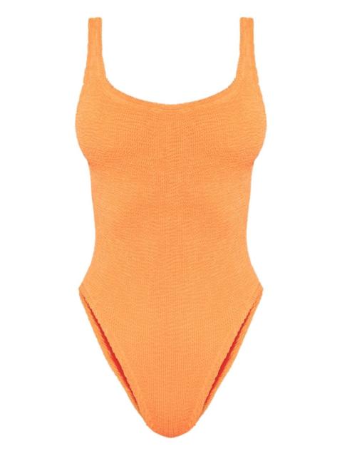 square-neck swimsuit
