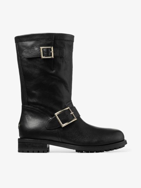 Biker Mid
Black Biker Leather Ankle Boot