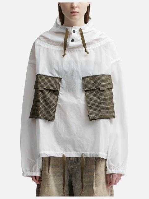 TRANSLUCENT MILITARY SMOCK