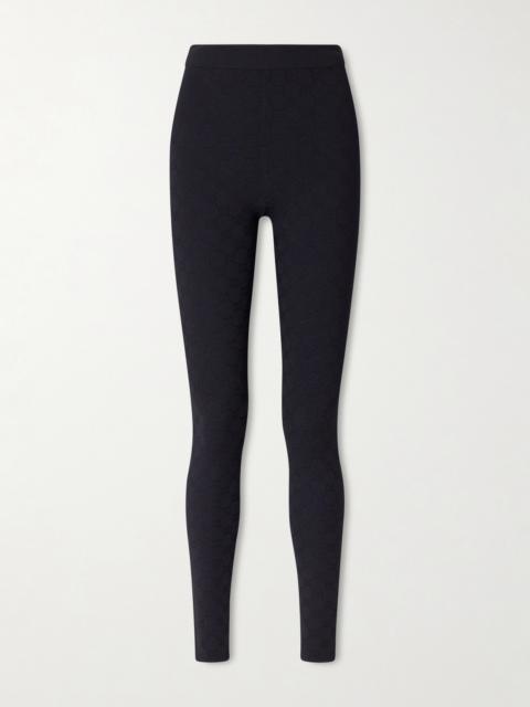 Jacquard-knit Leggings