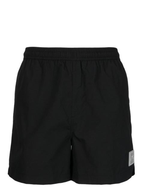 logo-patch swim shorts