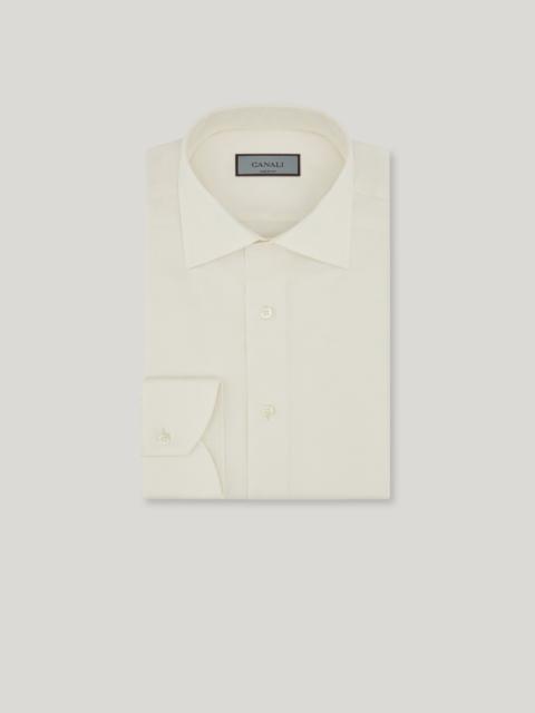 IMPECCABILE CREAM TWILL COTTON REGULAR-FIT FORMAL SHIRT