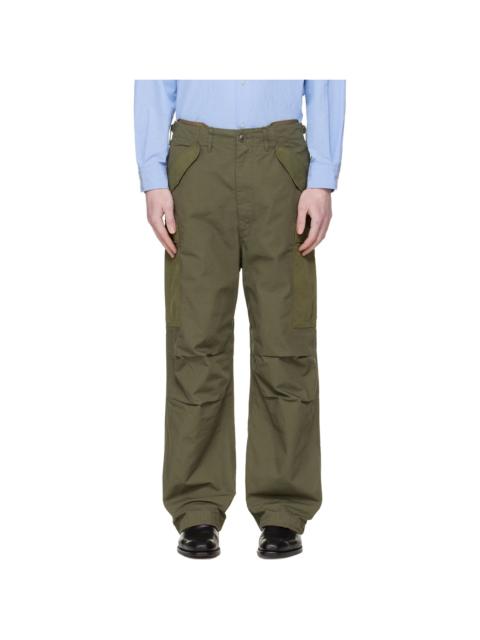 Khaki Ripstop Cargo Pants