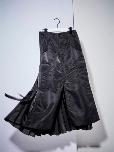 Nylon Twill Skirt