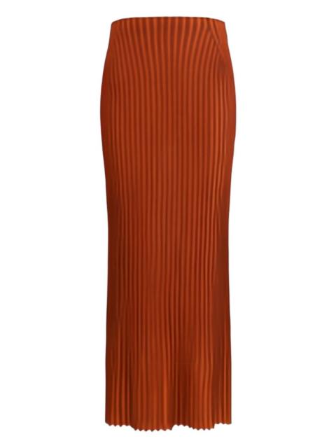 Krause ribbed-knit skirt