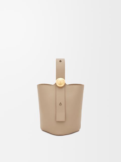 Mini Pebble Bucket bag in soft grained calfskin