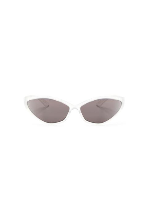 90s Oval wrap-around sunglasses