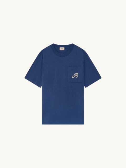 ROPE EMBROIDERY POCKET TEE UNISEX