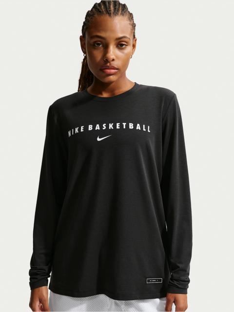 Nike Women's Dri-FIT Long-Sleeve Warm-Up Basketball Top