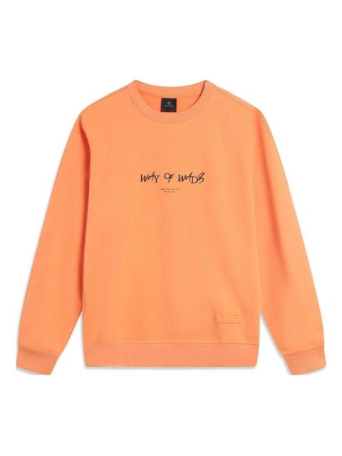 Li-Ning Way Of Wade Logo Sweatshirt 'Orange' AWDT941-7