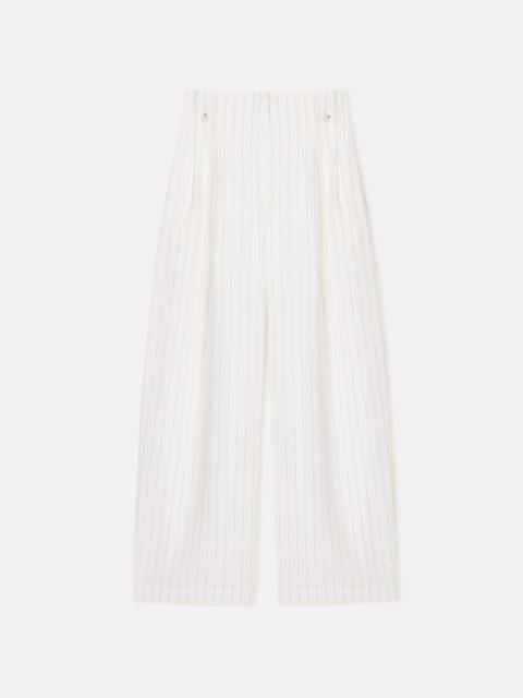 Pleated Wide-Leg Pants