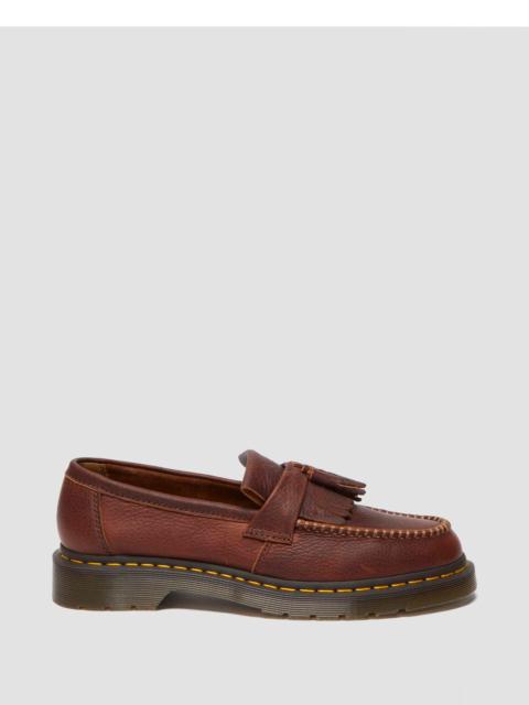 Adrian Yellow Stitch Ambassador Leather Loafers