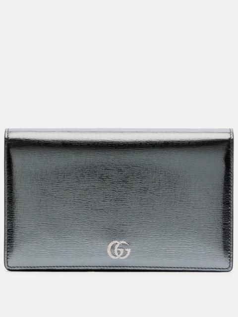 GG Marmont leather wallet on chain