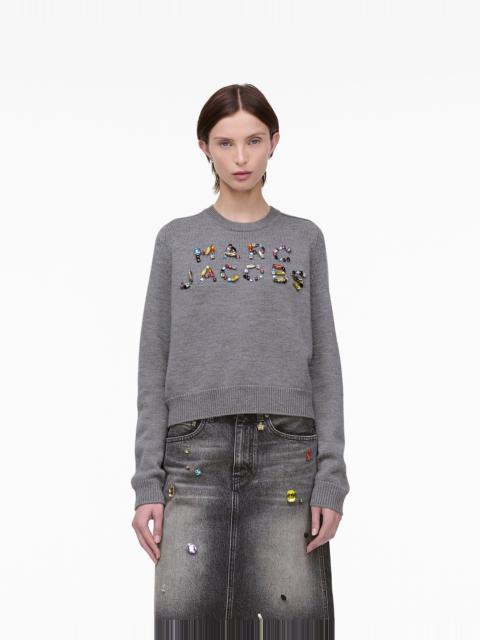 GEM KNIT LOGO CREWNECK