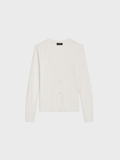 V-Neck Cardigan in Regal Wool