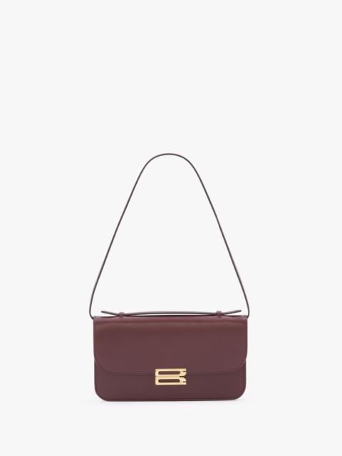 Dorian Pochette In Burgundy Leather