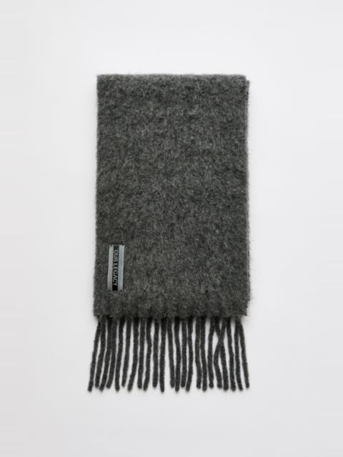 Estate Scarf Phantom Fuzzy Alpaca