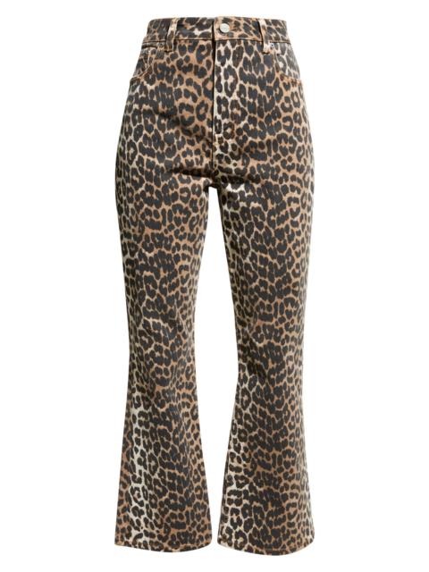 Women's Betzy Leopard Crop Jeans - Leopard