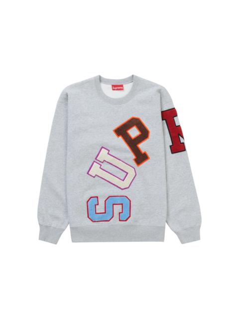 Supreme Big Arc Crewneck Heather Grey
