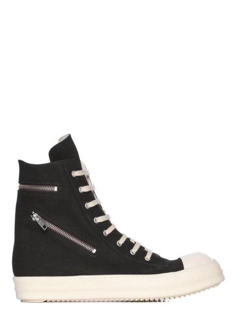 lace-up zip sneakers