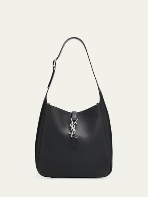 Le 5 A 7 Small Hobo Bag in Smooth Supple Leather