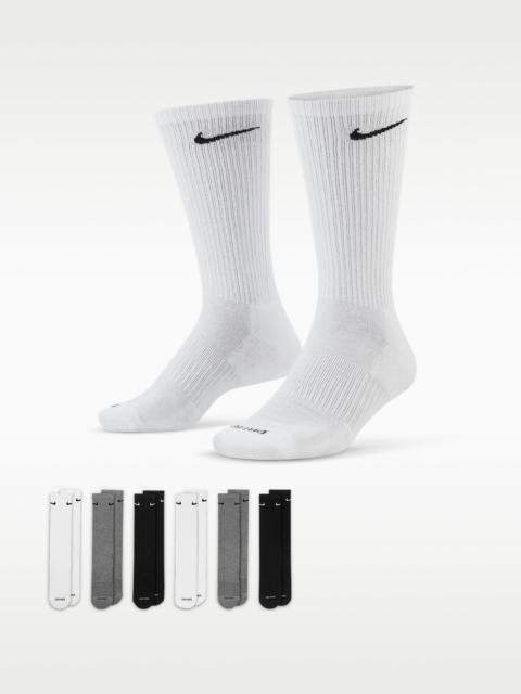Nike Everyday Plus Cushioned Training Crew Socks (6 Pairs)