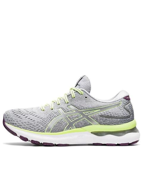 (WMNS) ASICS Gel Nimbus 24 'Piedmont Grey Lime Green' 1012B201-020
