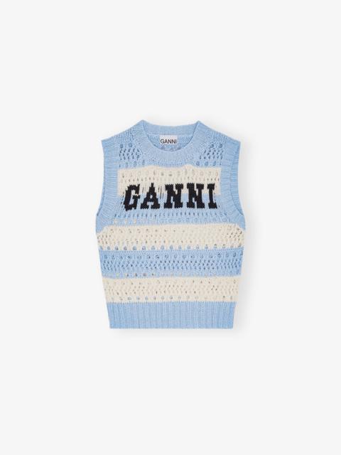 LIGHT BLUE STRIPED VEST