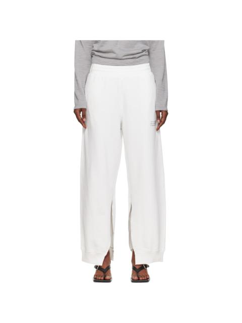 Off-White Cotton Sweatpants