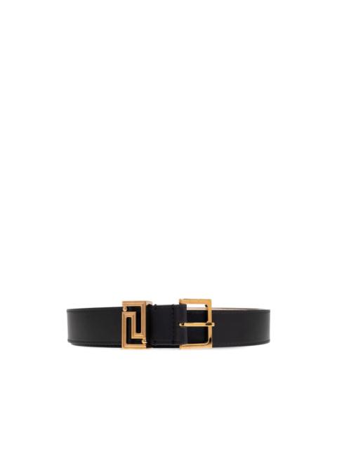 Greca Goddess leather belt